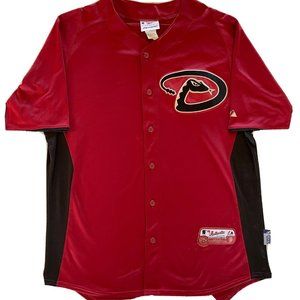 Arizona Diamondbacks Warmup Batting Practice Jersey Size Large Snakehead